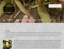 Tablet Screenshot of gourmethawaiiankava.com